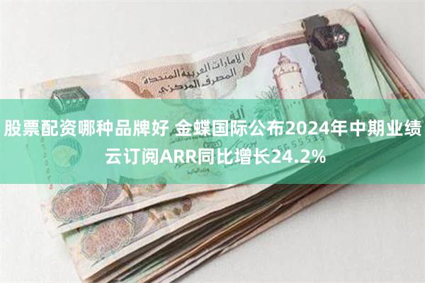 股票配资哪种品牌好 金蝶国际公布2024年中期业绩 云订阅ARR同比增长24.2%