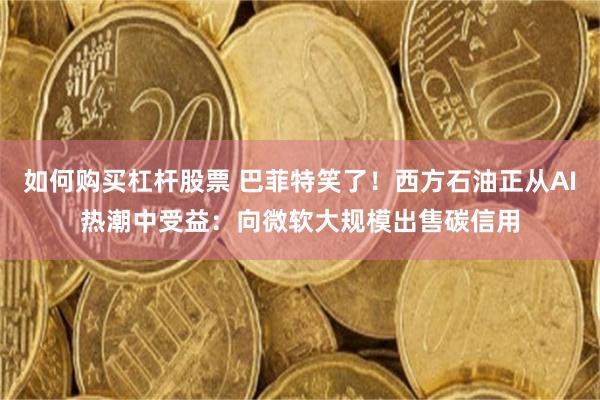 如何购买杠杆股票 巴菲特笑了！西方石油正从AI热潮中受益：向微软大规模出售碳信用